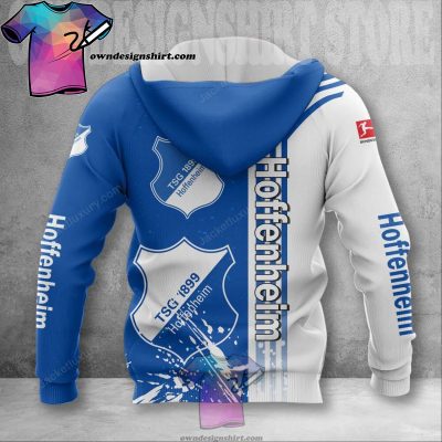 TSG 1899 Hoffenheim Blue White Pullover Hoodie