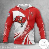 NFL Tampa Bay Buccaneers Red White Pullover Hoodie