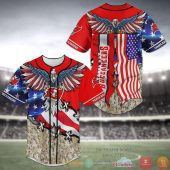 NFL Tampa Bay Buccaneers Red White Camo Baseball Jersey