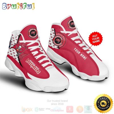 Tampa Bay Buccaneers Nfl Custom Name Air Jordan 13 Shoes 2