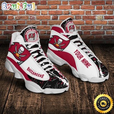Tampa Bay Buccaneers Nfl Custom Name Air Jordan 13 Shoes