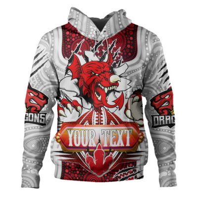 St. George Illawarra Dragons Hoodie - Custom Indigenous Inspired Saints Hoodie
