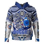 Canterbury-Bankstown Bulldogs Custom Hoodie - Indigenous Doggies "Born & Bred" Hoodie