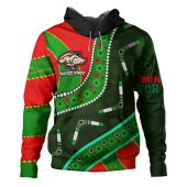 South Sydney Rabbitohs Hoodie - Indigenous Bunnies Power Sport Tribal Hoodie