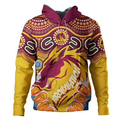 Brisbane Broncos Custom Hoodie - Indigenous Bronxnation Sport Hoodie