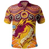 Brisbane Broncos Custom Polo Shirt - Indigenous Bronxnation Sport Polo Shirt
