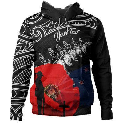 New Zealand Warriors Hoodie - Custom Anzac Day New Zealand Warriors Hoodie