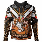 Wests Tigers Naidoc Week Custom Hoodie - For Our Elders Home Jersey Hoodie