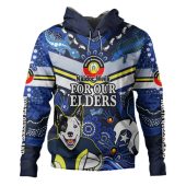 North Queensland Cowboys Naidoc Custom Hoodie - For Our Elders Home Jersey Hoodie