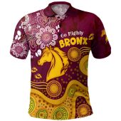 Brisbane Broncos Custom Polo Shirt - Go Mighty Bronx Polo Shirt