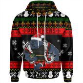 Penrith Panthers Christmas Hoodie - Custom Penrith Panthers Merry Christmas Mei
