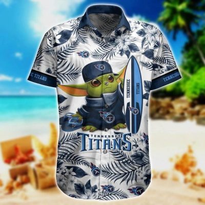NFL Tennessee Titans Baby Yoda Hawaiian Shirt