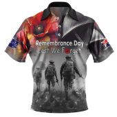 Australia Anzac Day Custom Polo Shirt - Thank You For The Risks You Take Polo Shirt