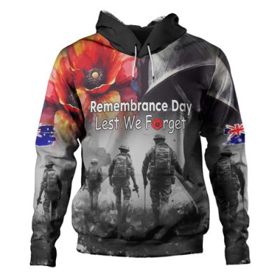 Australia Anzac Day Custom Hoodie - Thank You For The Risks You Take Hoodie
