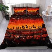 Australia Aboriginal Bedding Set - The Sacred Dreamtime Painting Of The Indigenous Australian Bedding Set