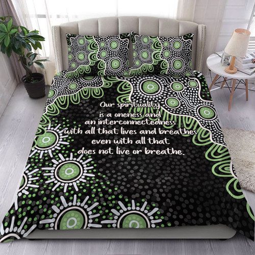 Australia Aboriginal Bedding Set - The More You Know The Less You Need Blue Bedding Set Australia Aboriginal Bedding Set - The More You Know The Less You Need Blue Bedding Set