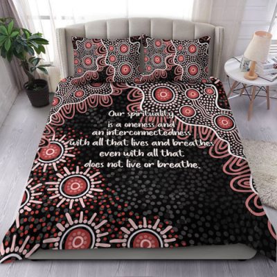 Australia Aboriginal Bedding Set - The More You Know The Less You Need Purple Patterns Bedding Set