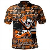 Wests Tigers Polo Shirt Champion?s Pride Comic Style