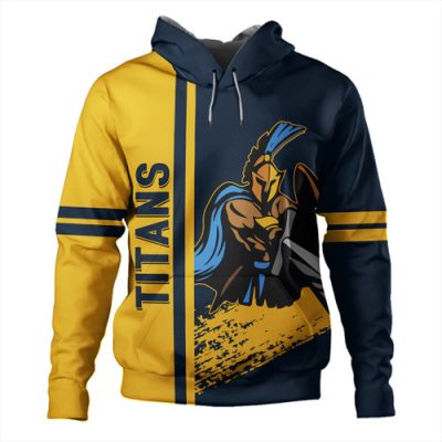 Gold Coast Titans Sport Hoodie - Gold Coast Titans Mascot Quater Style