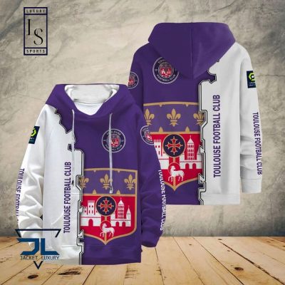 Toulouse FC Purple White Pullover Hoodie
