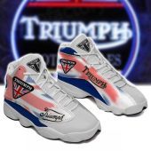 Triumph Motorcycles UK Flag Air Jordan 13 Shoes