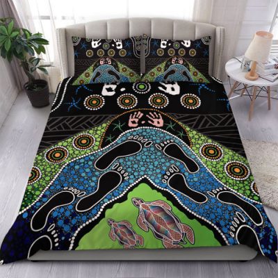 Australia Bedding Set Turtle?s Journey Through Dreamtime