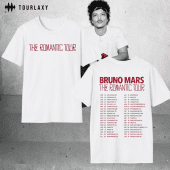 Romatic Tour 2026 T Shirt - Bruno Mars Tour 2026 Merch