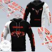 Van Halen Black White Pullover Hoodie