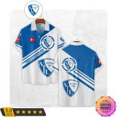 VfL Bochum 1848 Bundesliga Blue White Hawaiian Shirt
