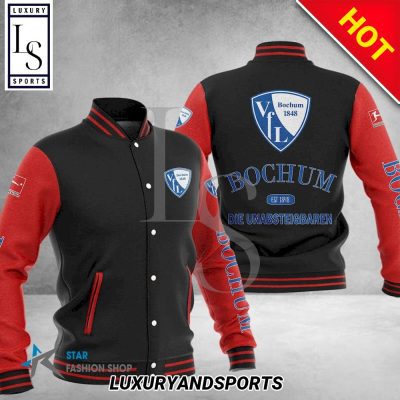 VfL Bochum 1848 Black Red Baseball Jacket