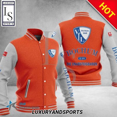 VfL Bochum 1848 Orange White Baseball Jacket