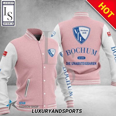 VfL Bochum 1848 Pink White Baseball Jacket