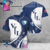 VfL Bochum 1848 White Dark Blue Baseball Jersey