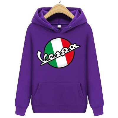 Vespa Purple Pullover Hoodie