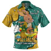 Australia Wallabies Custom Polo Shirt - Australian Big Things Polo Shirt