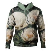 Australia Waratah Hoodie - Red Waratah Flowers Fine Art Ver2 Hoodie