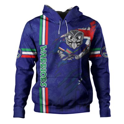 New Zealand Warriors Hoodie - Happy Australia Day Flag Scratch Style