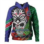 New Zealand Warriors Grand Final Hoodie - A True Champion Will Fight Through Anything With Polynesian Patterns