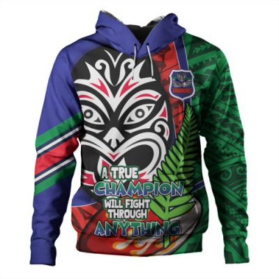 New Zealand Warriors Grand Final Hoodie - A True Champion Will Fight Through Anything With Polynesian Patterns