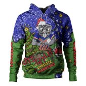 New Zealand Warriors Christmas Custom Hoodie - Let's Get Lit Chrisse Pressie Hoodie