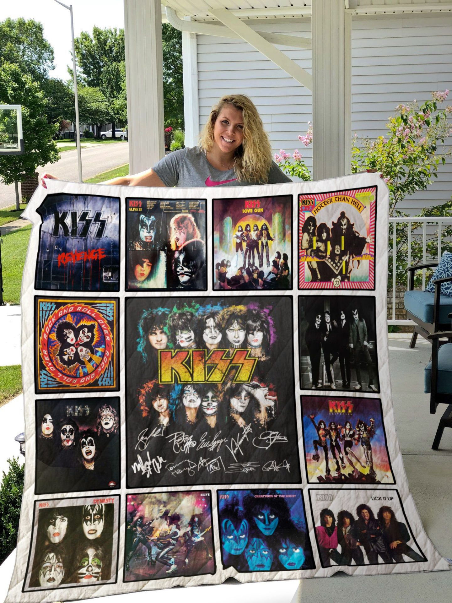 Kiss Quilt Blanket V5 Kiss Quilt Blanket V5