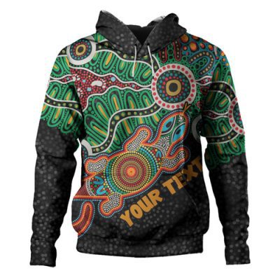 Australia Aboriginal Hoodie - Walking with 3000 Ancestors Behind Me Black Hoodie