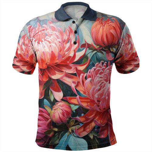 Australia Waratah Polo Shirt - Australian Waratahs Polo Shirt Australia Waratah Polo Shirt - Australian Waratahs Polo Shirt