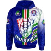 New Zealand Warriors Hoodie - Custom New Zealand Warriors Ball Maori Patterns Sport Style Hoodie