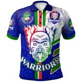 New Zealand Warriors Polo Shirt - Custom New Zealand Warriors Ball Maori Patterns Sport Style Polo Shirt