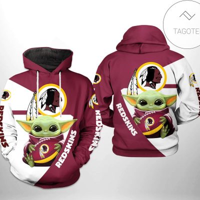 NFL Washington Redskins Baby Yoda Pullover Hoodie