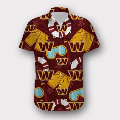 NFL Washington Commanders Cool Summer Hawaiian Shirt
