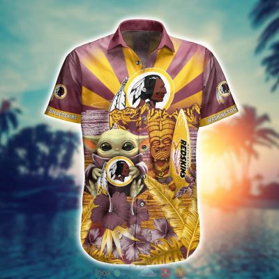 NFL Washington Redskins Baby Yoda Hawaiian Shirt