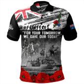 Australia Polo Shirt We Gave Our Today Anzac Day Memorial