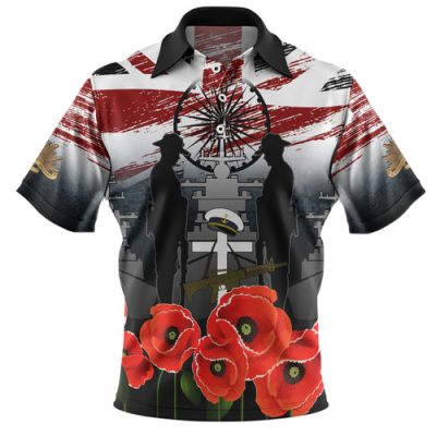 Australia Navy Force Anzac Day Custom Polo Shirt - We Thank You For Our Freedom Polo Shirt